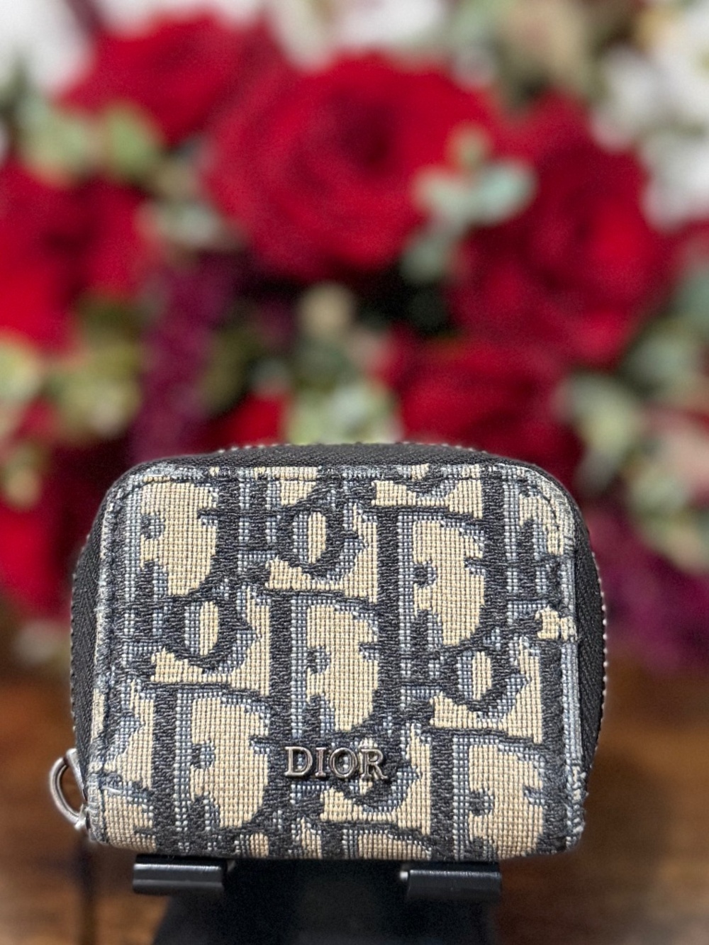 Christian Dior Trotter Mini Zip Coin Purse